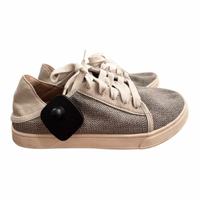 All Around Eco Vibe Shoes Sneakers By Olukai In Beige, Size:8.5
