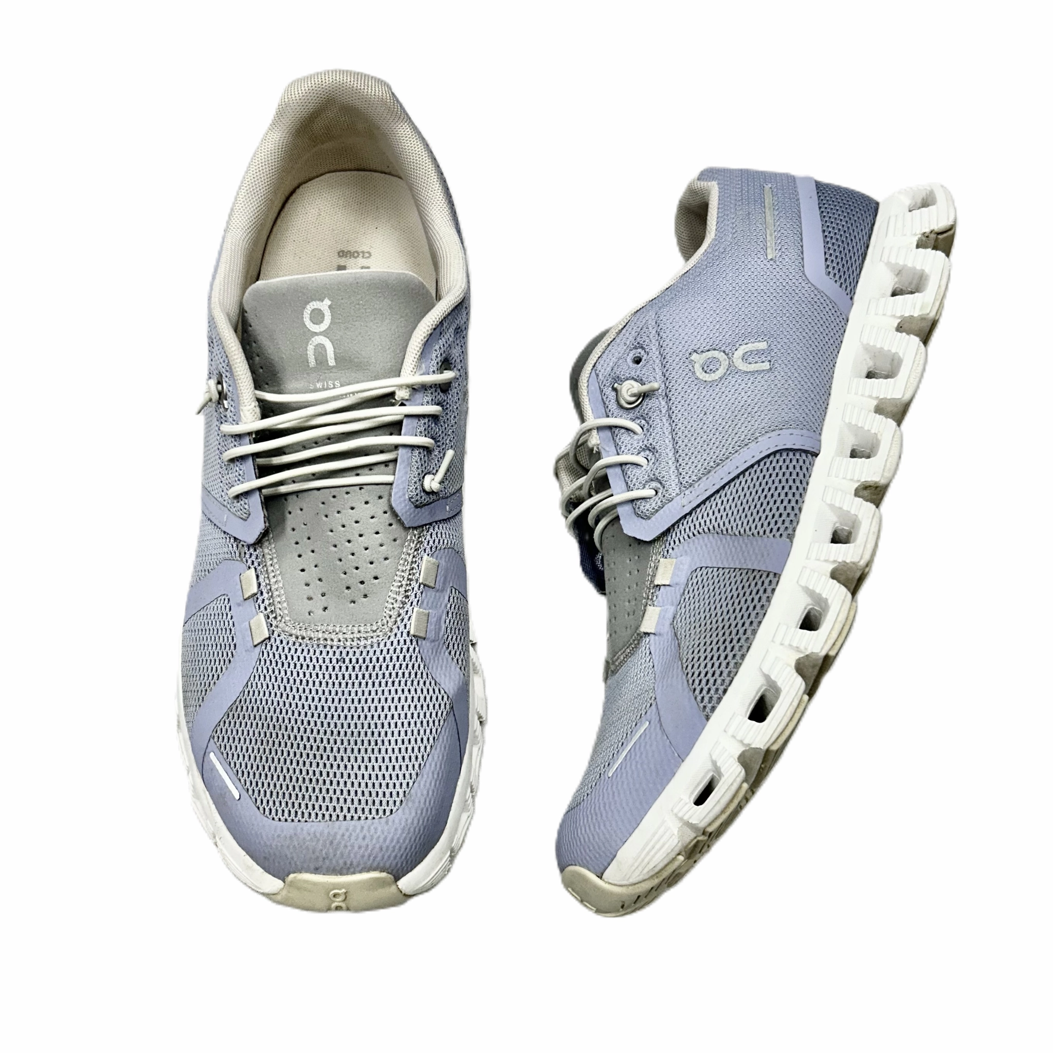 Shoes Sneakers By On Cloud In Purple & White, Size: 9 Responsive Ride Experience Flexible Rubber Outsole