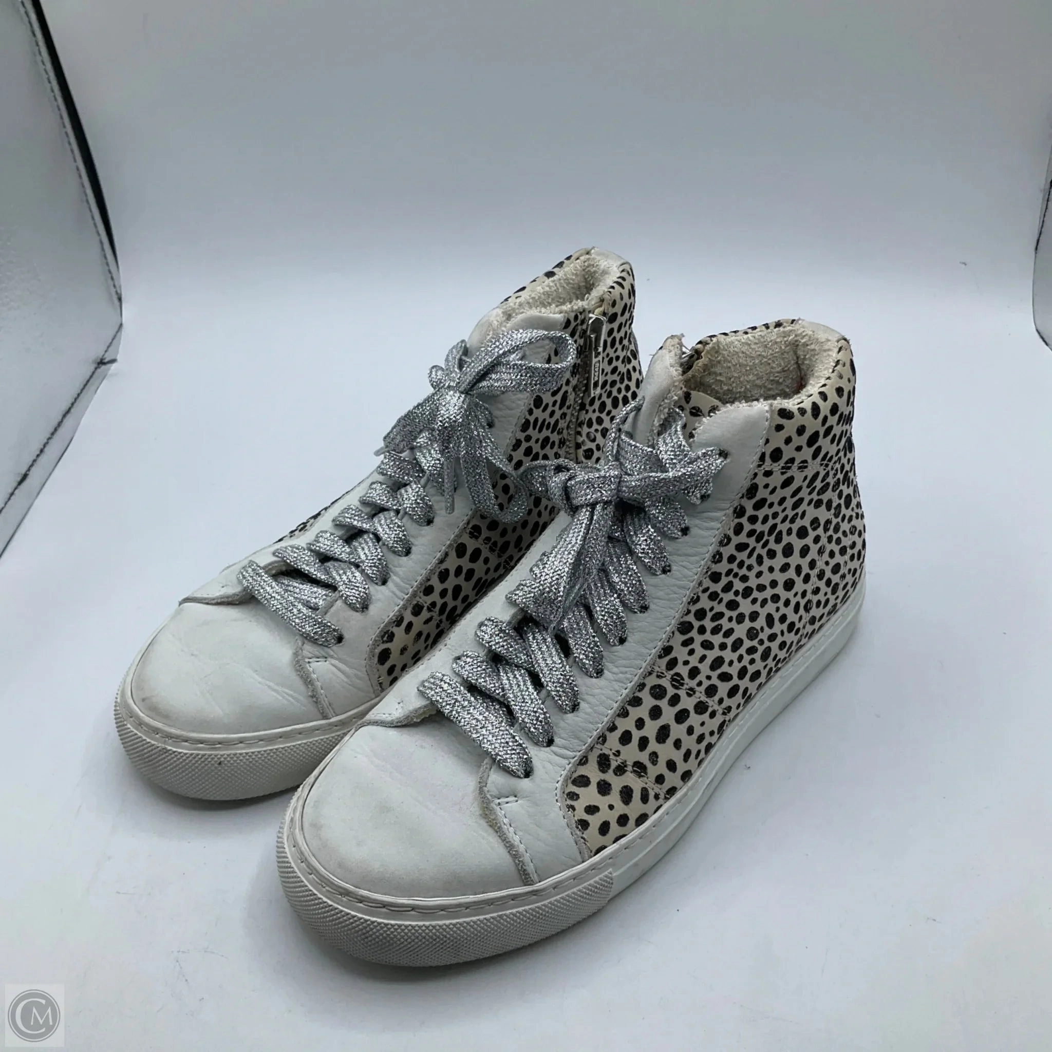 Reinforced Eyelets Sporty Touch Shoes Sneakers By P448 In Animal Print, Size: 6