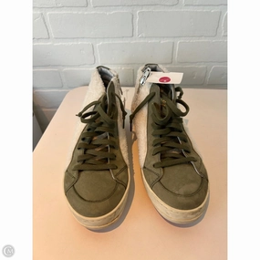 Urban Fit Shoes Sneakers By P448 In Cream & Green, Size: 7.5