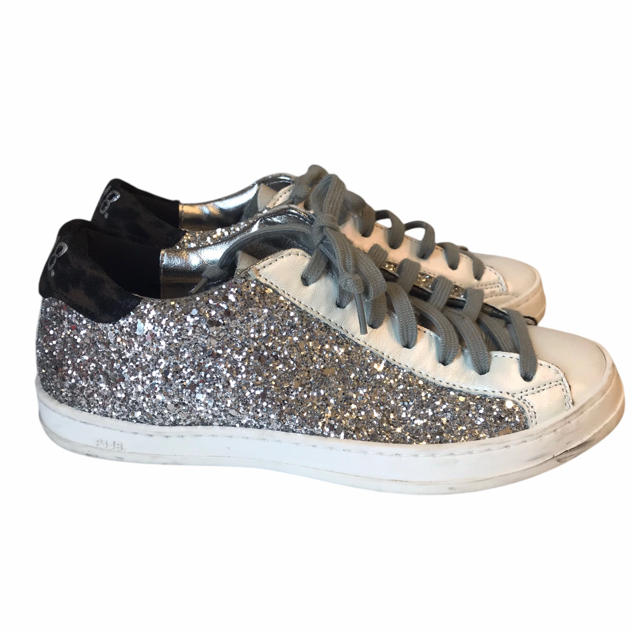 Shoes Sneakers By P448 In Silver, Size:6 Shock Diffusion Midsole Bold Choice