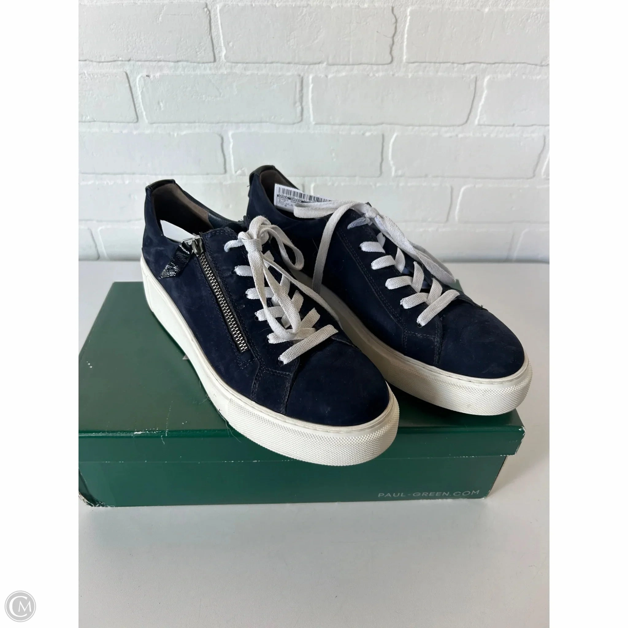 zip Shoes Sneakers By Paul Green In Blue, Size: 9