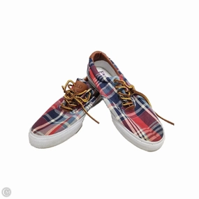 Bold Grip Speed Comfort Shoes Sneakers By Polo Ralph Lauren In Plaid Pattern, Size: 11
