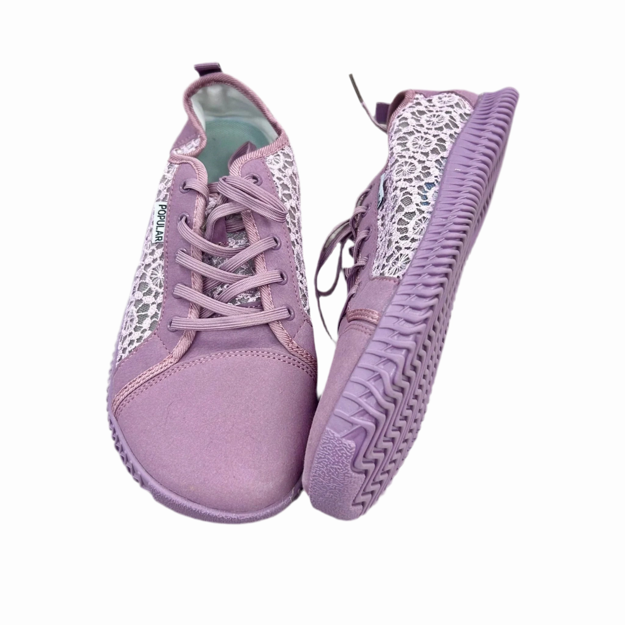 Shoes Sneakers By Poplar In Purple, Size: 11.5 Gradient Density Foam MeshUpper