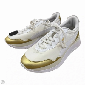 Quick Boost Shoes Sneakers By Puma In Gold & White, Size: 8.5