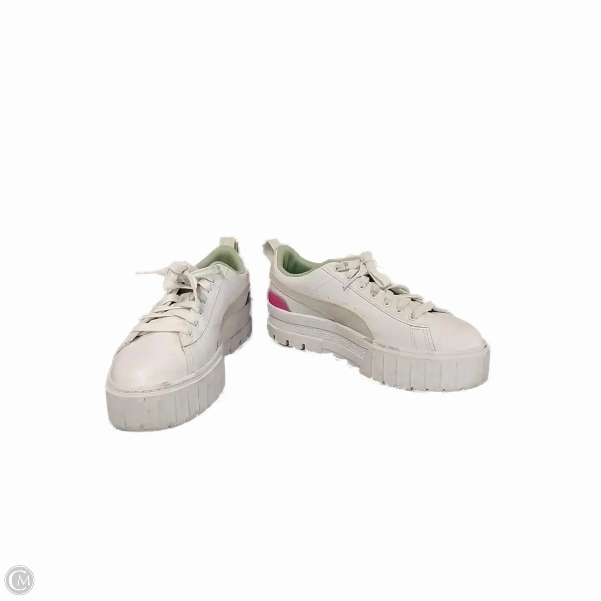 Flexible Zones Motion control Shoes Sneakers By Puma In Green & White, Size: 10
