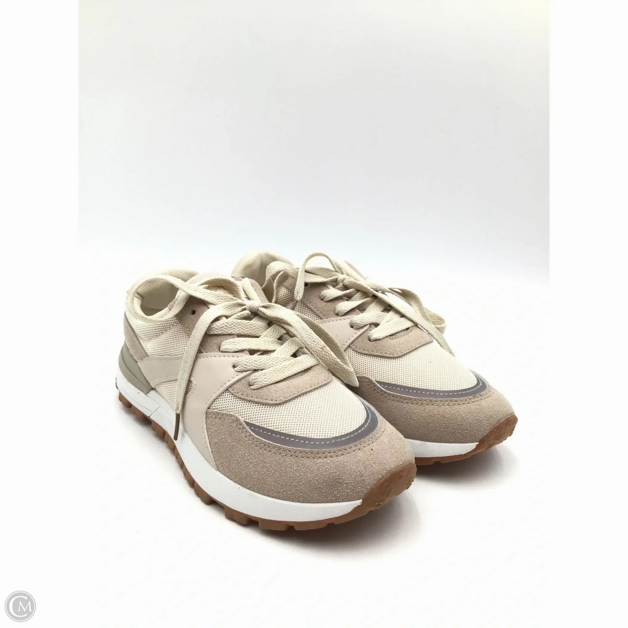 Premium Durability Motion Ready Shoes Sneakers By Rachel Zoe In Beige, Size: 10