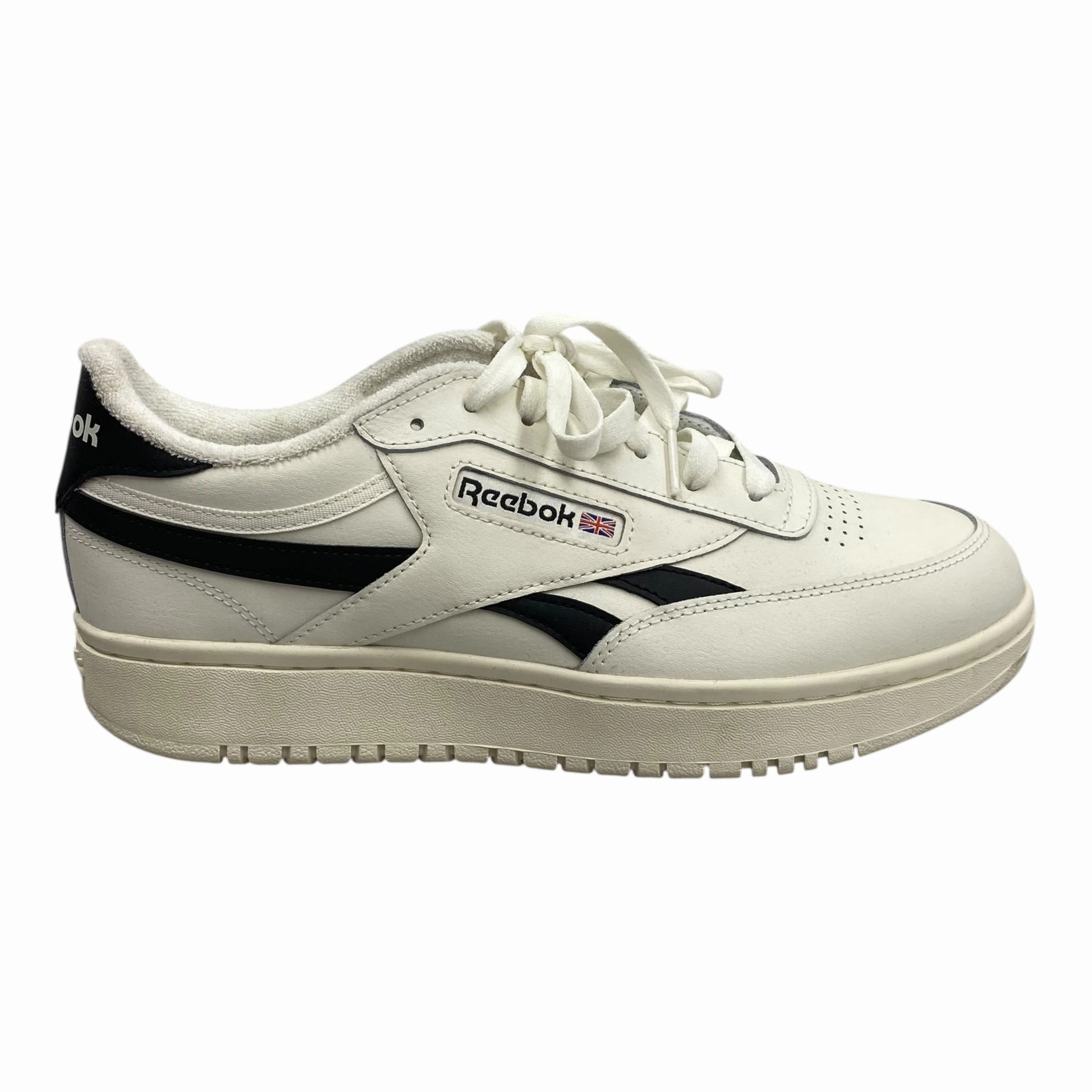Breathable Feel Shoes Sneakers By Reebok In Black & Cream, Size:10