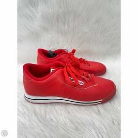 Light Reflective Arch support Shoes Sneakers By Reebok In Red, Size: 9