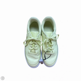 Quick Workout Knit Upper Shoes Sneakers By Reebok In Yellow, Size: 7.5