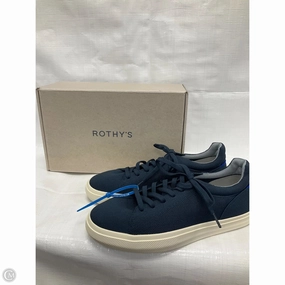Shoes Sneakers By Rothys In Blue, Size: 10.5 Reinforced Heel Cup Low Use