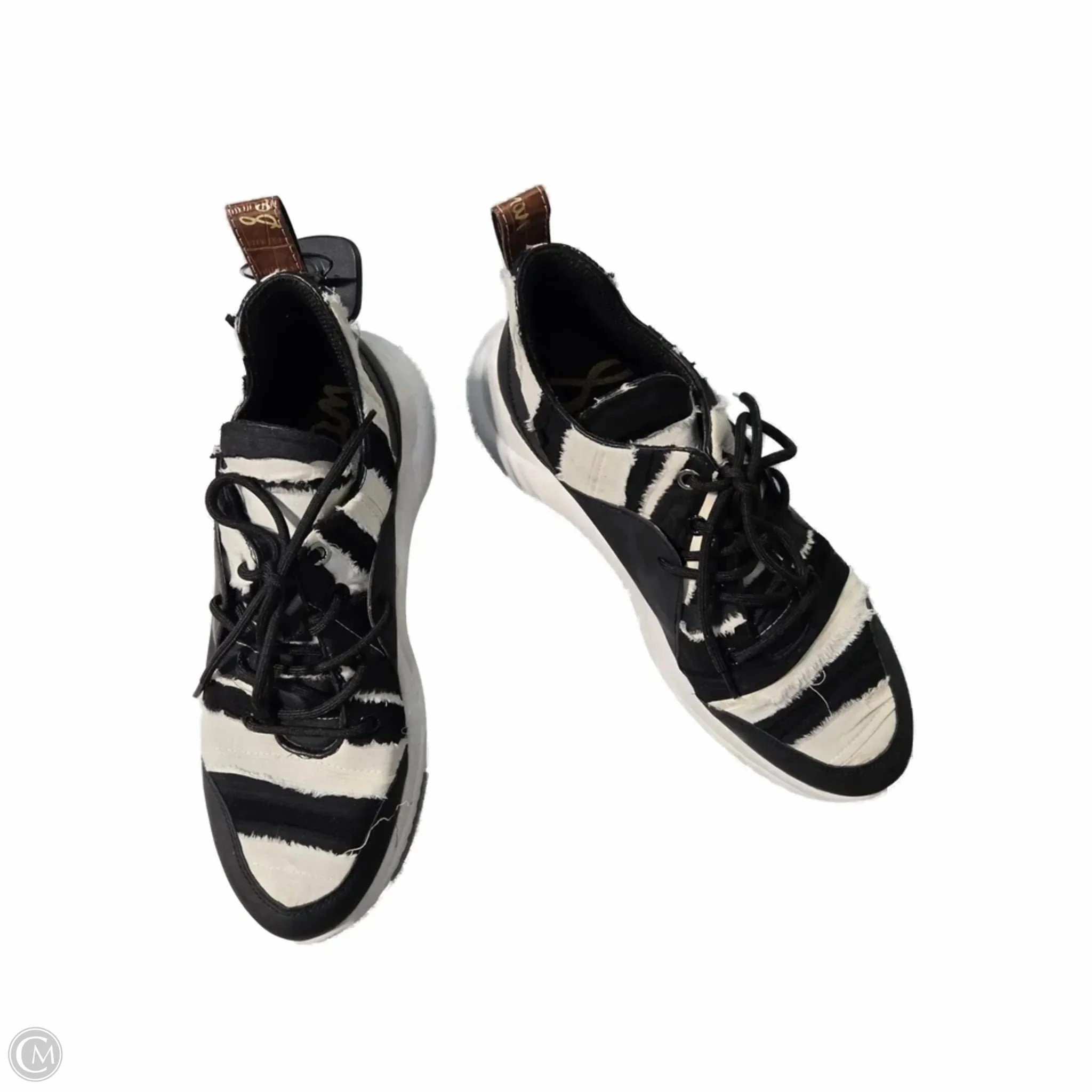 Shoes Sneakers By Sam Edelman In Black & White, Size: 10 Boosted touch