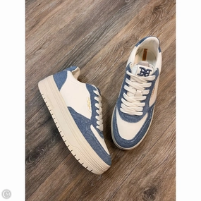 Shoes Sneakers By Sam Edelman In Blue & White, Size: 10.5 Quick Feel