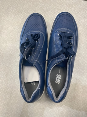 Shoes Sneakers By Sas In Blue, Size: 7.5 Impact Dispersing Geometries