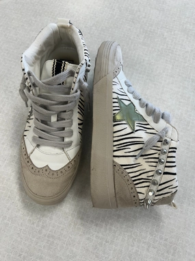 Precision Bonded Overlays Impact Dispersal Shoes Sneakers By Shu Shop In Animal Print, Size:6.5