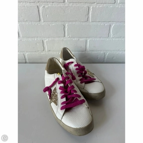 Shoes Sneakers By Shu Shop In Gold & White, Size: 8.5 Shock Absorbing Foam