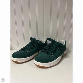 Multi Outfit Shoes Sneakers By Simple In Green, Size: 8