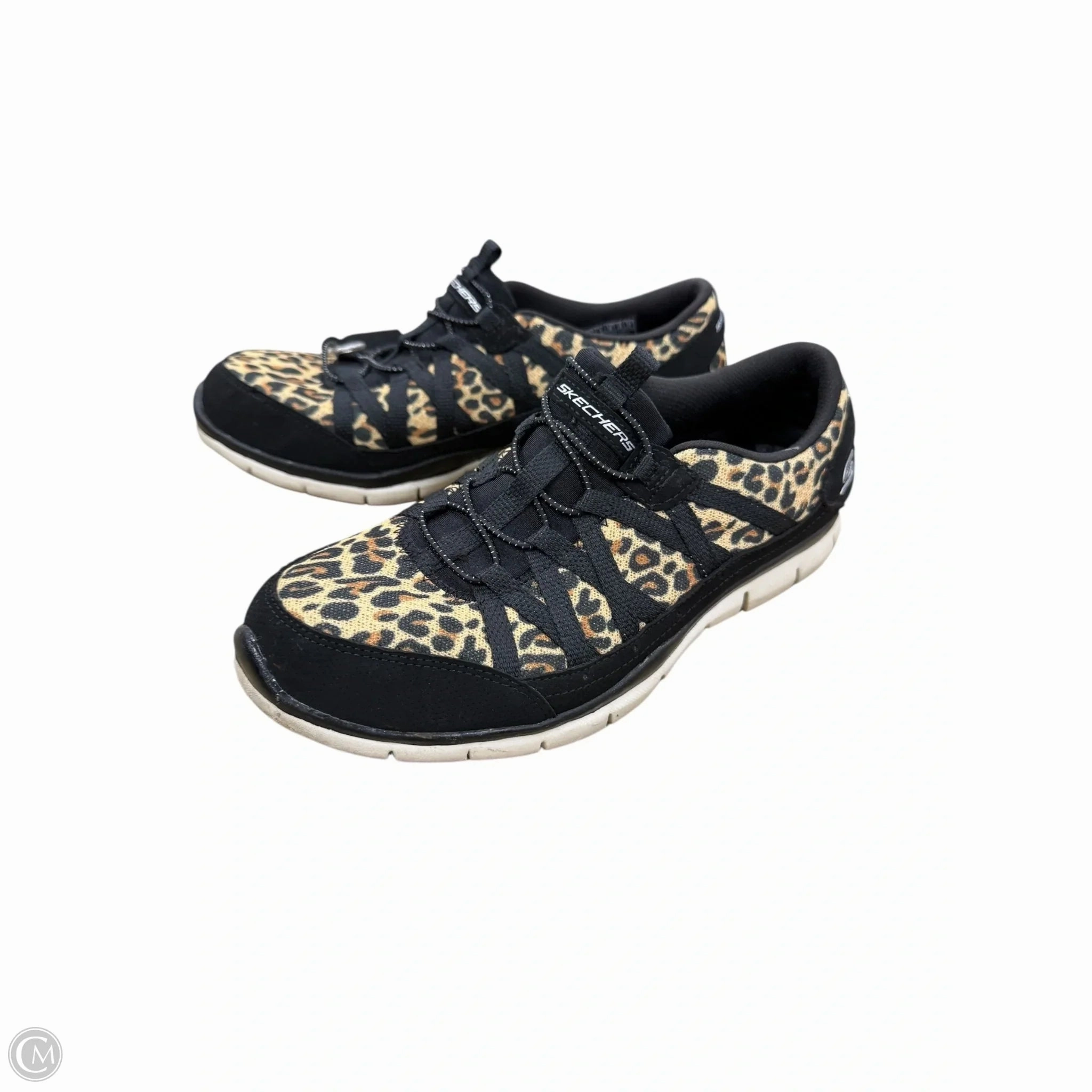 Lightweight Gear Street Drive Shoes Sneakers By Skechers In Animal Print, Size: 8