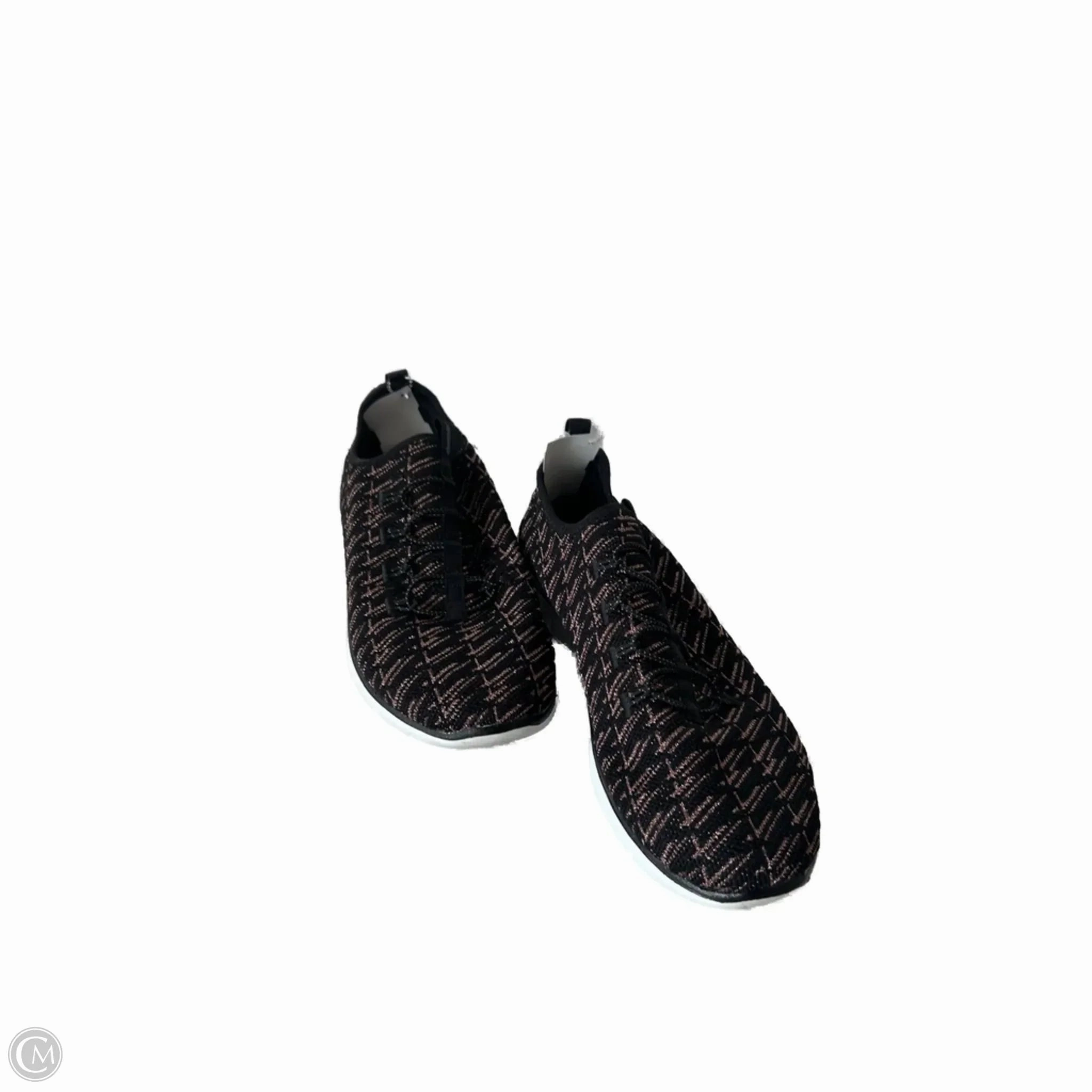 ScratchResistant Adaptive Lacing Harness Shoes Sneakers By Skechers In Black & Pink, Size: 8.5
