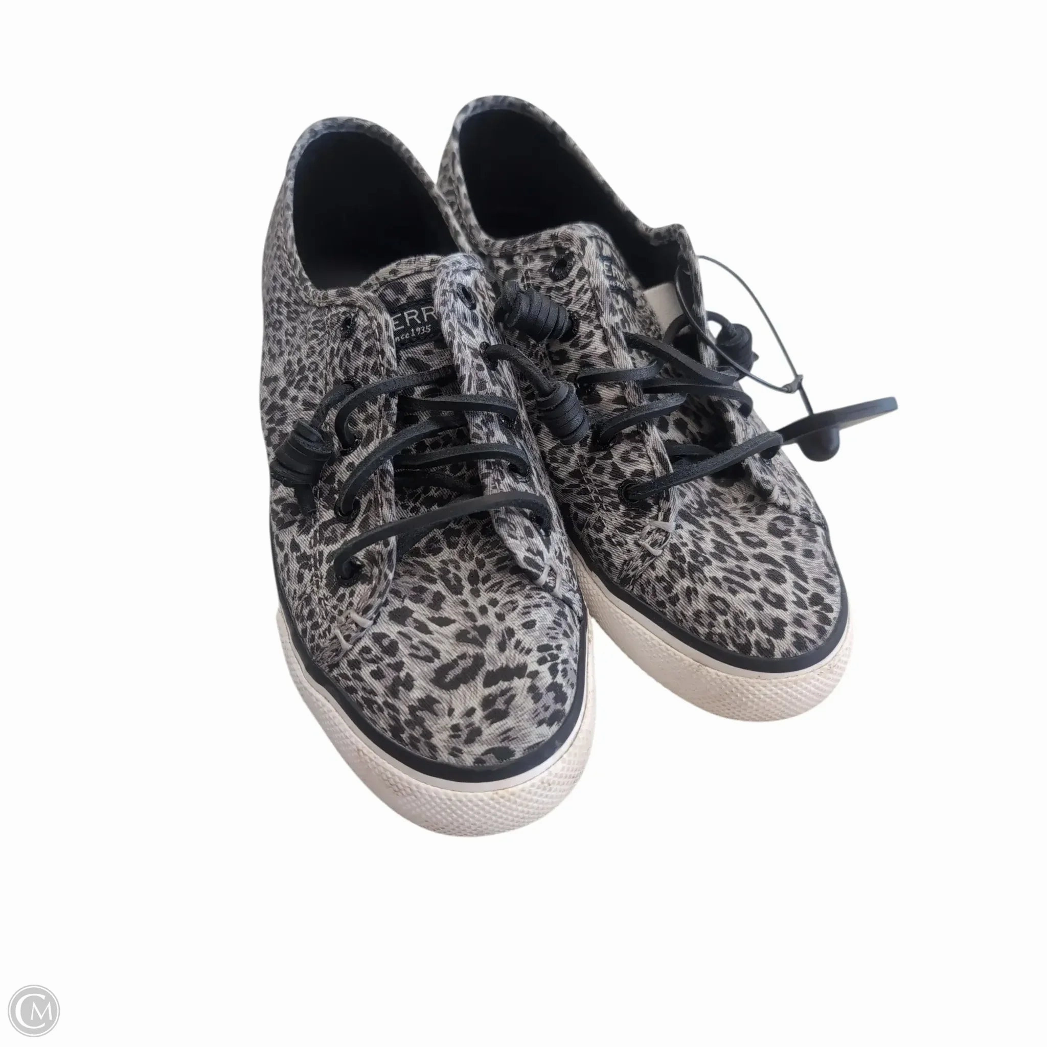 High Shine Shoes Sneakers By Sperry In Animal Print, Size: 7.5