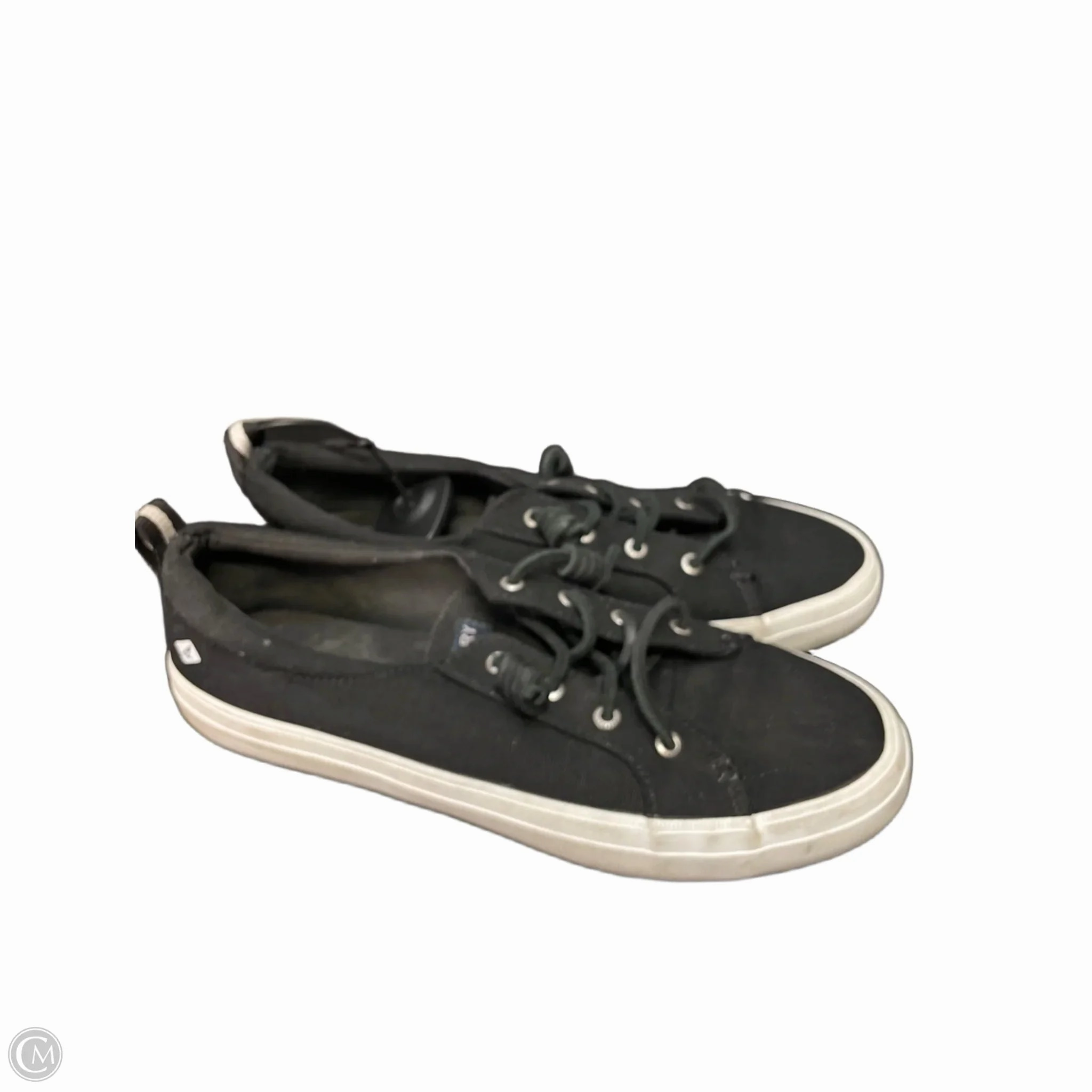 Shoes Sneakers By Sperry In Black & White, Size: 10 Impact Dispersing Geometries Boost Power