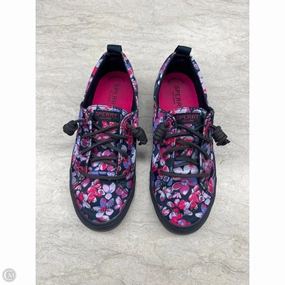 Shoes Sneakers By Sperry In Floral Print, Size: 6 Odor Resistant Insole
