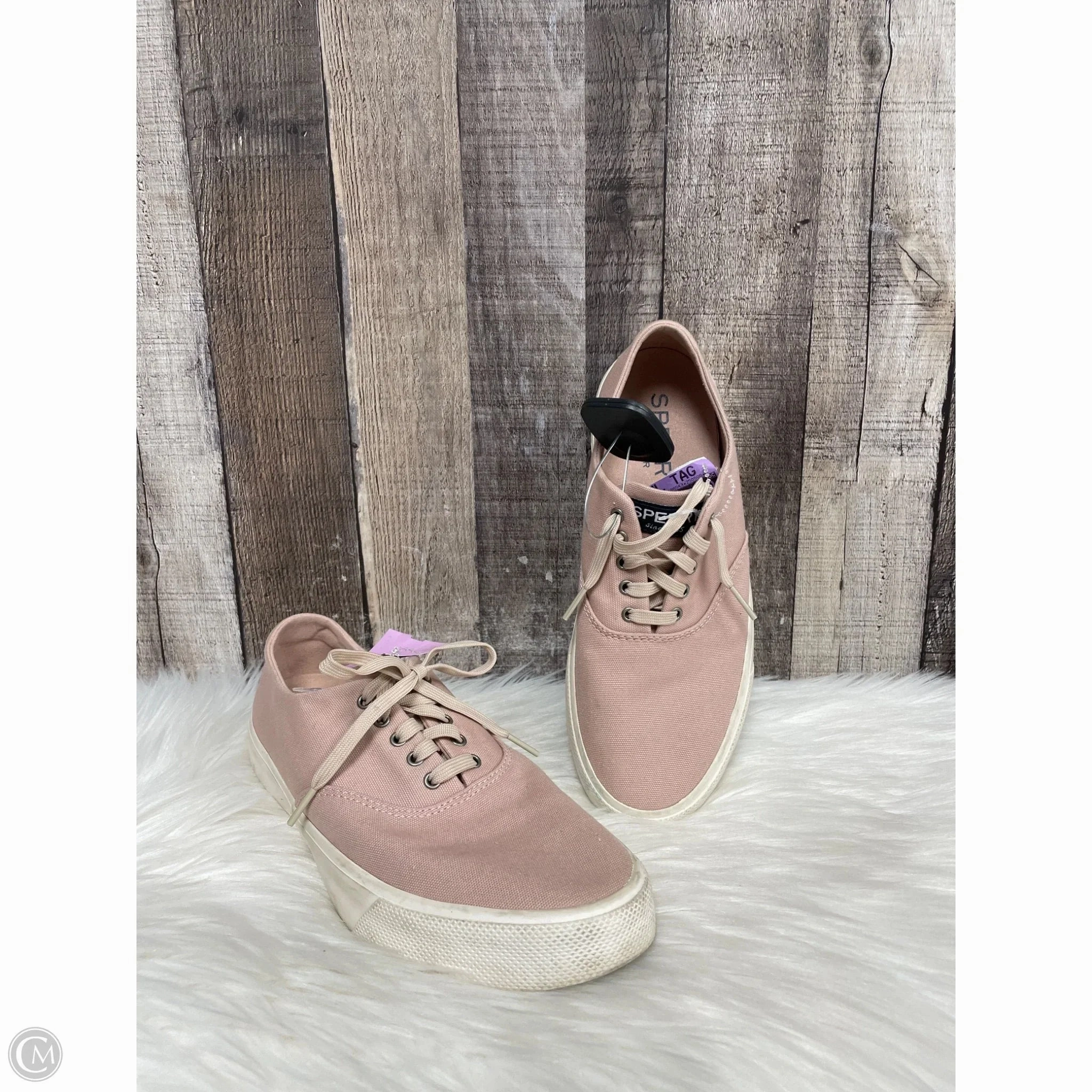 Shoes Sneakers By Sperry In Pink, Size: 8.5 Casual traction