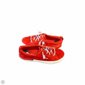 Wicking Inner Sleeve Shoes Sneakers By Sperry In Red, Size: 6