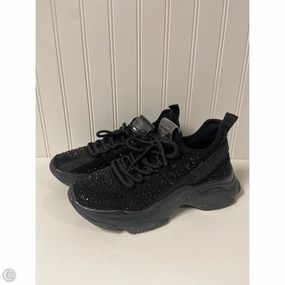 Arch Contour Design Performance Walk Shoes Sneakers By Steve Madden In Black, Size: 6
