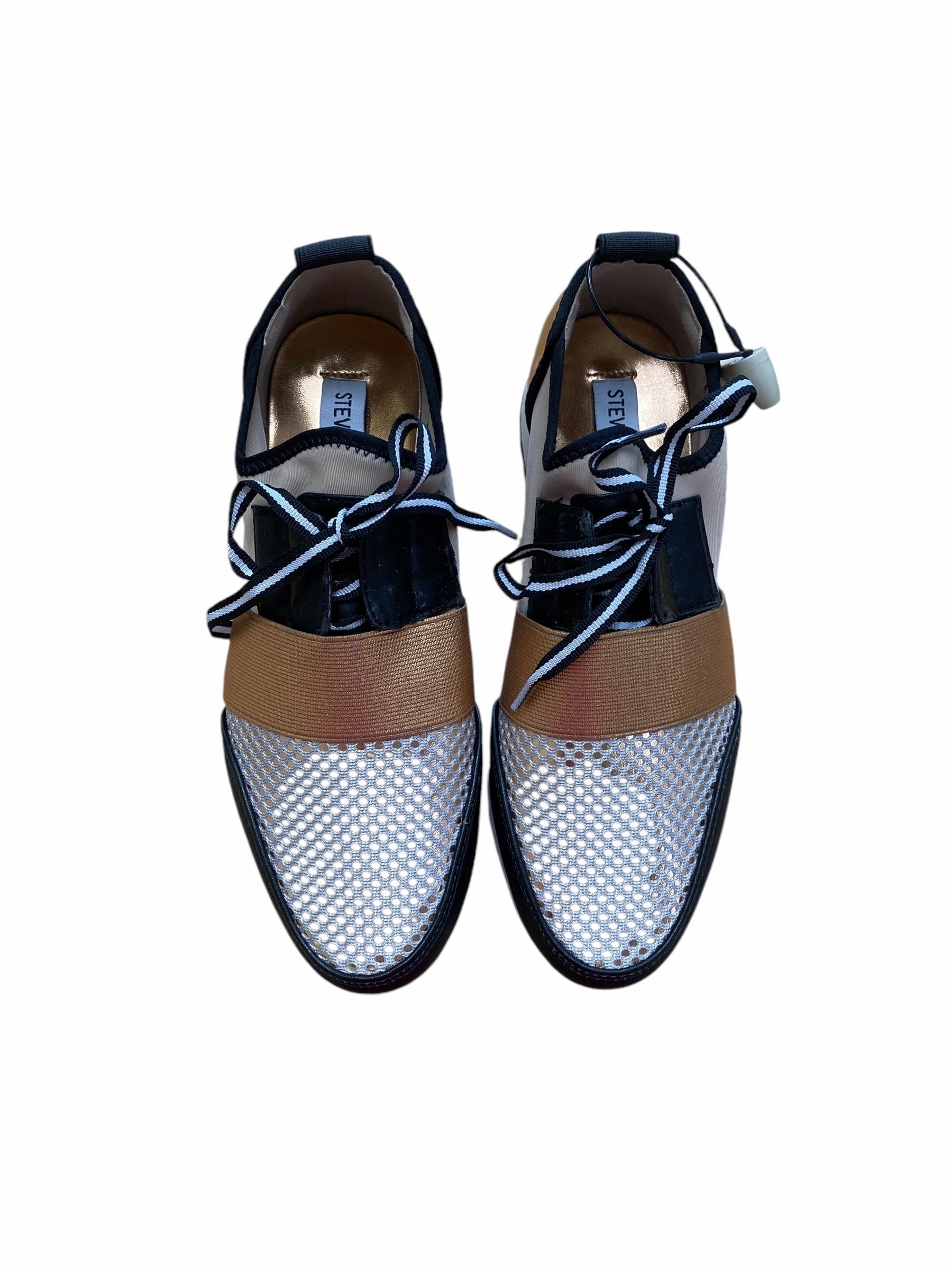 Shoes Sneakers By Steve Madden In Brown & Cream, Size: 6.5 Outing Fit Impact Reduction