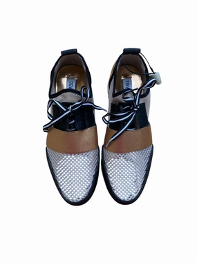 Shoes Sneakers By Steve Madden In Brown & Cream, Size: 6.5 Outing Fit Impact Reduction