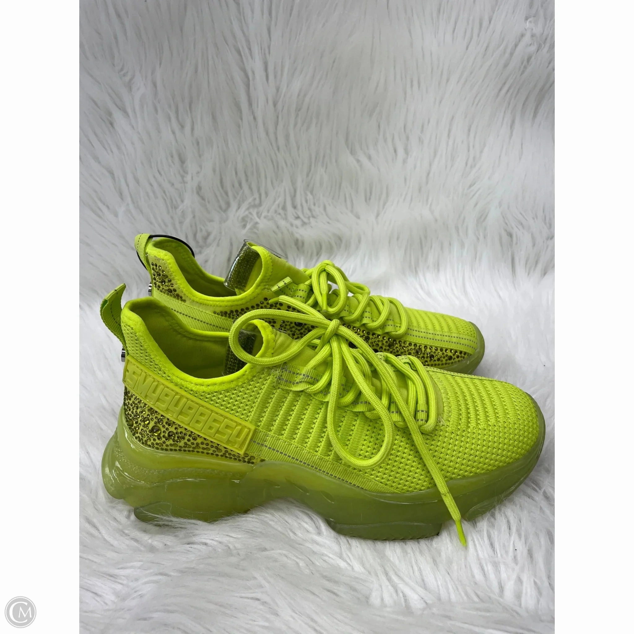 ScratchResistantSurface Molded Arch Contour Shoes Sneakers By Steve Madden In Green, Size: 9