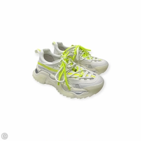 Shoes Sneakers By Steve Madden In White & Yellow, Size: 8.5 cushioning technology
