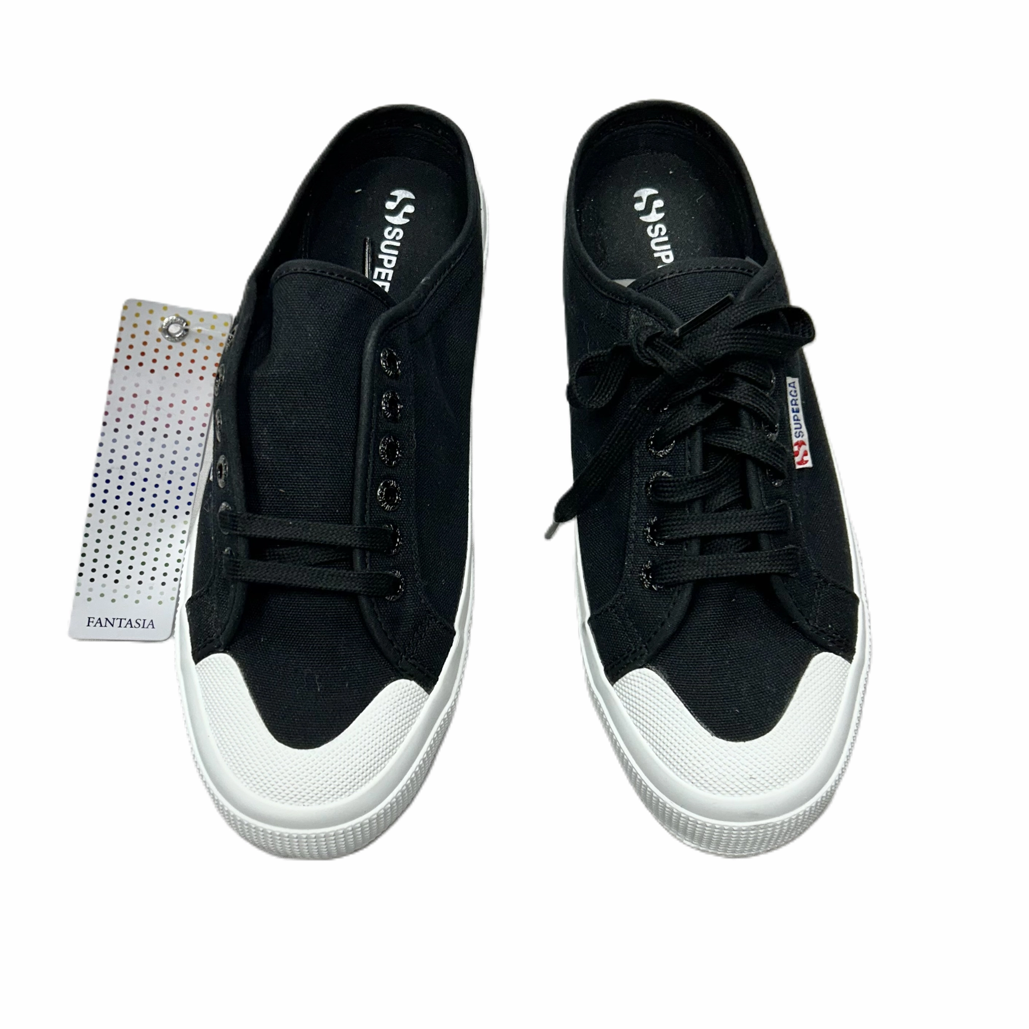 Shoes Sneakers By Superga In Black & White, Size: 11 Airflow Optimization