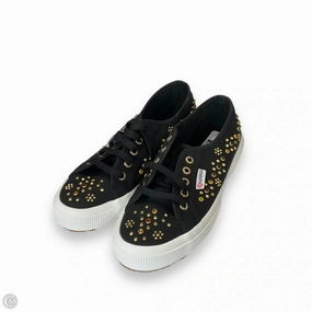Walk Strong Flex Walk Shoes Sneakers By Superga In Black, Size: 6