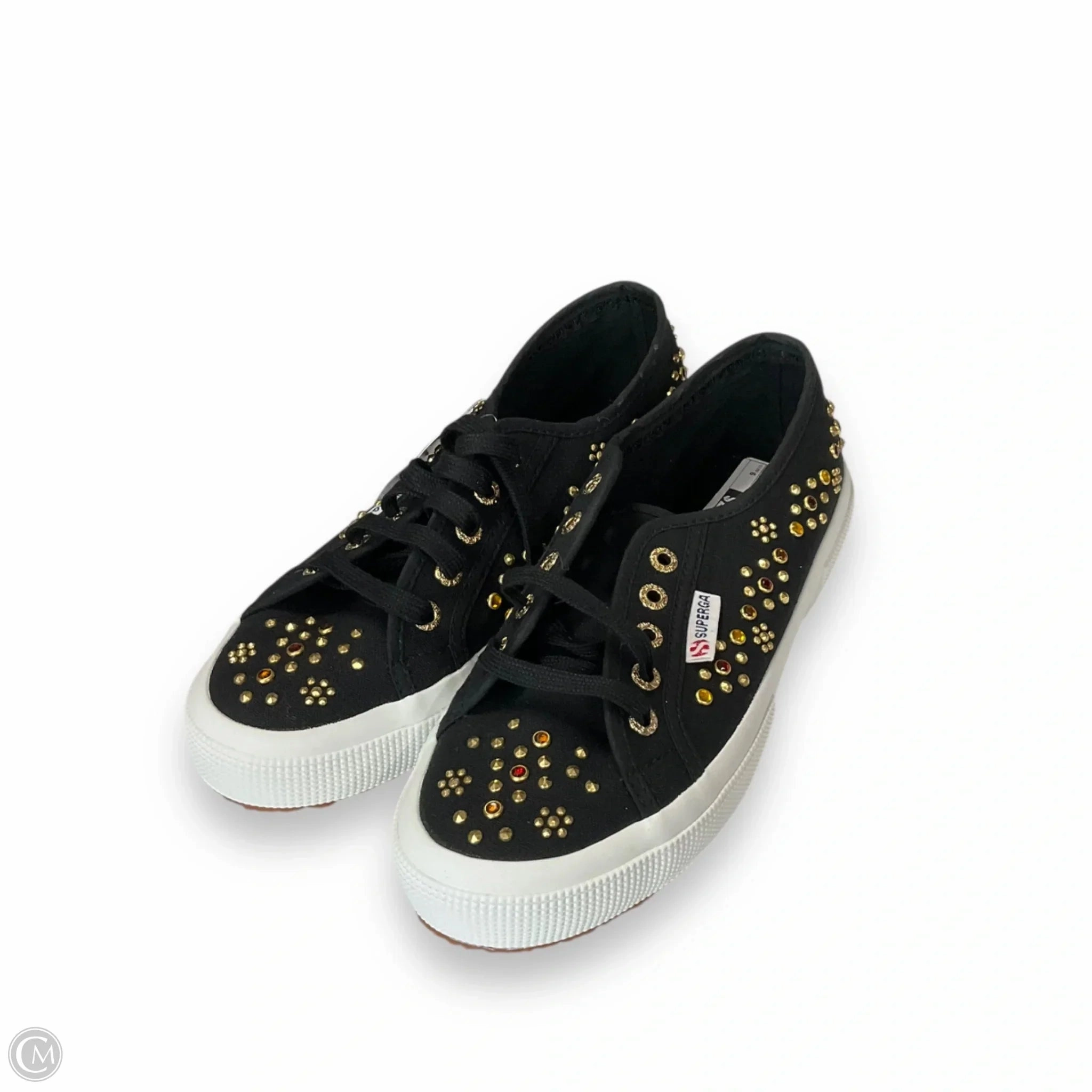 Walk Strong Flex Walk Shoes Sneakers By Superga In Black, Size: 6
