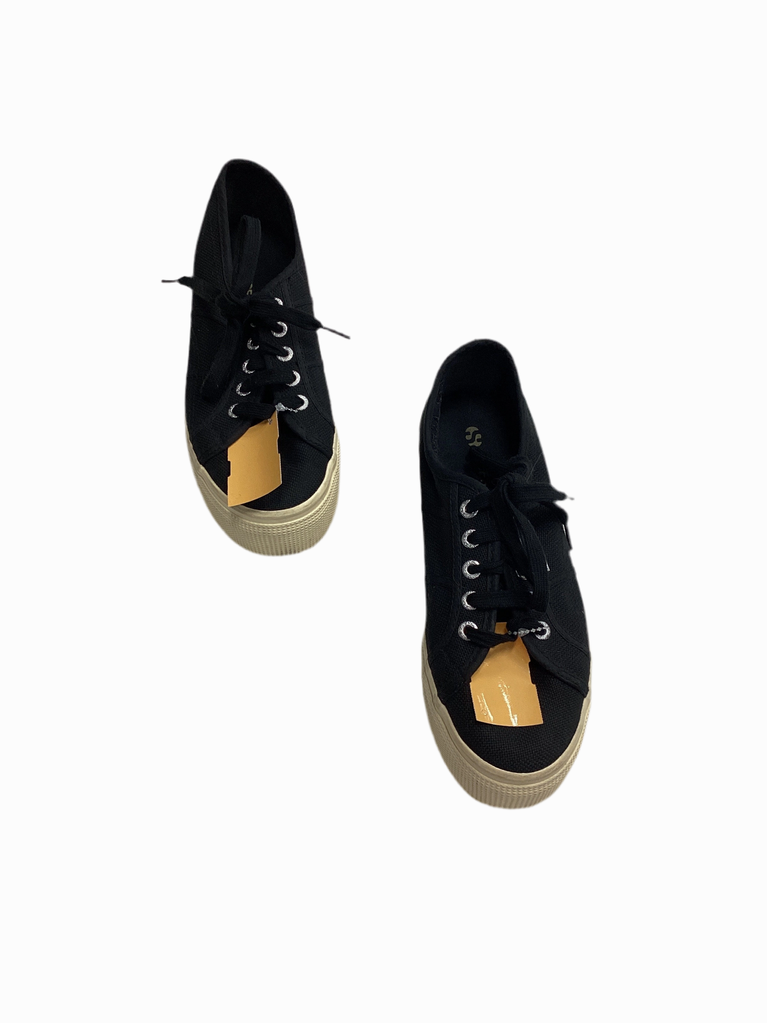 High-performance piece Shoes Sneakers By Superga In Black, Size:7.5