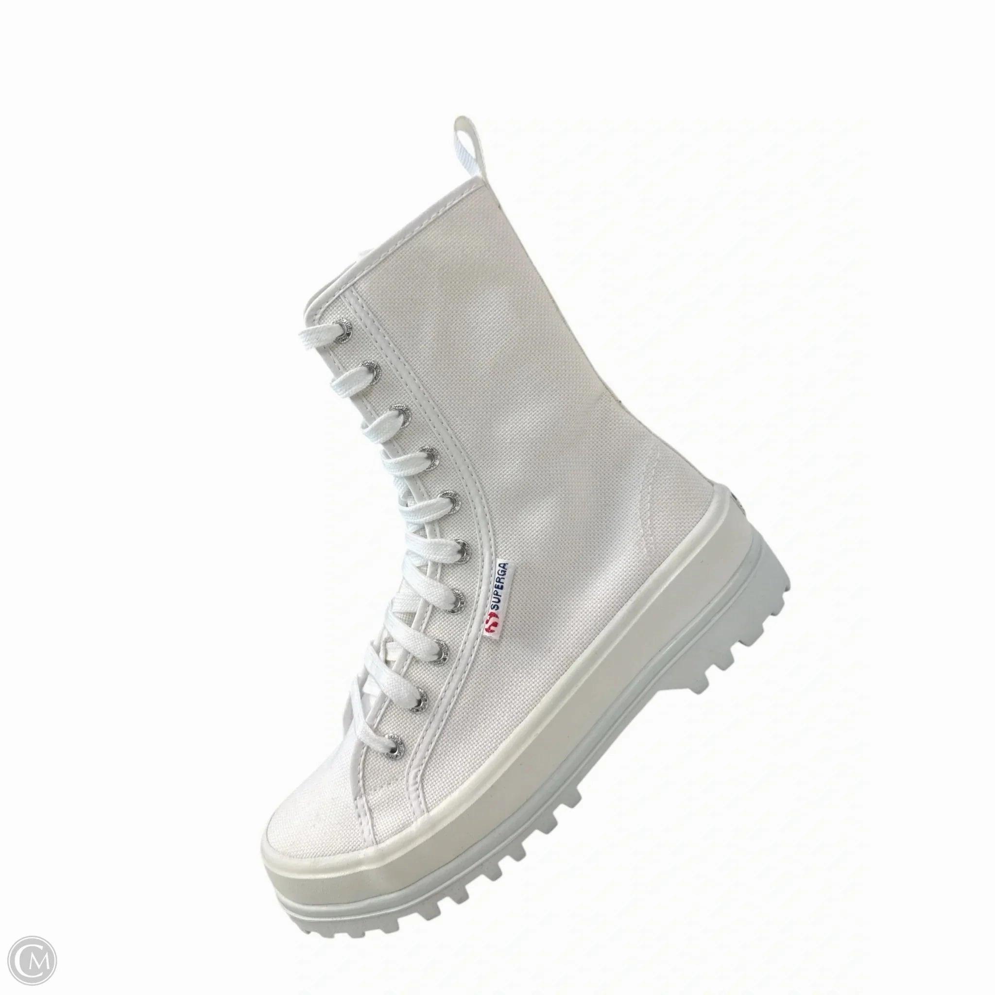 Outdoor Walking Shoes Sneakers By Superga In White, Size: 6