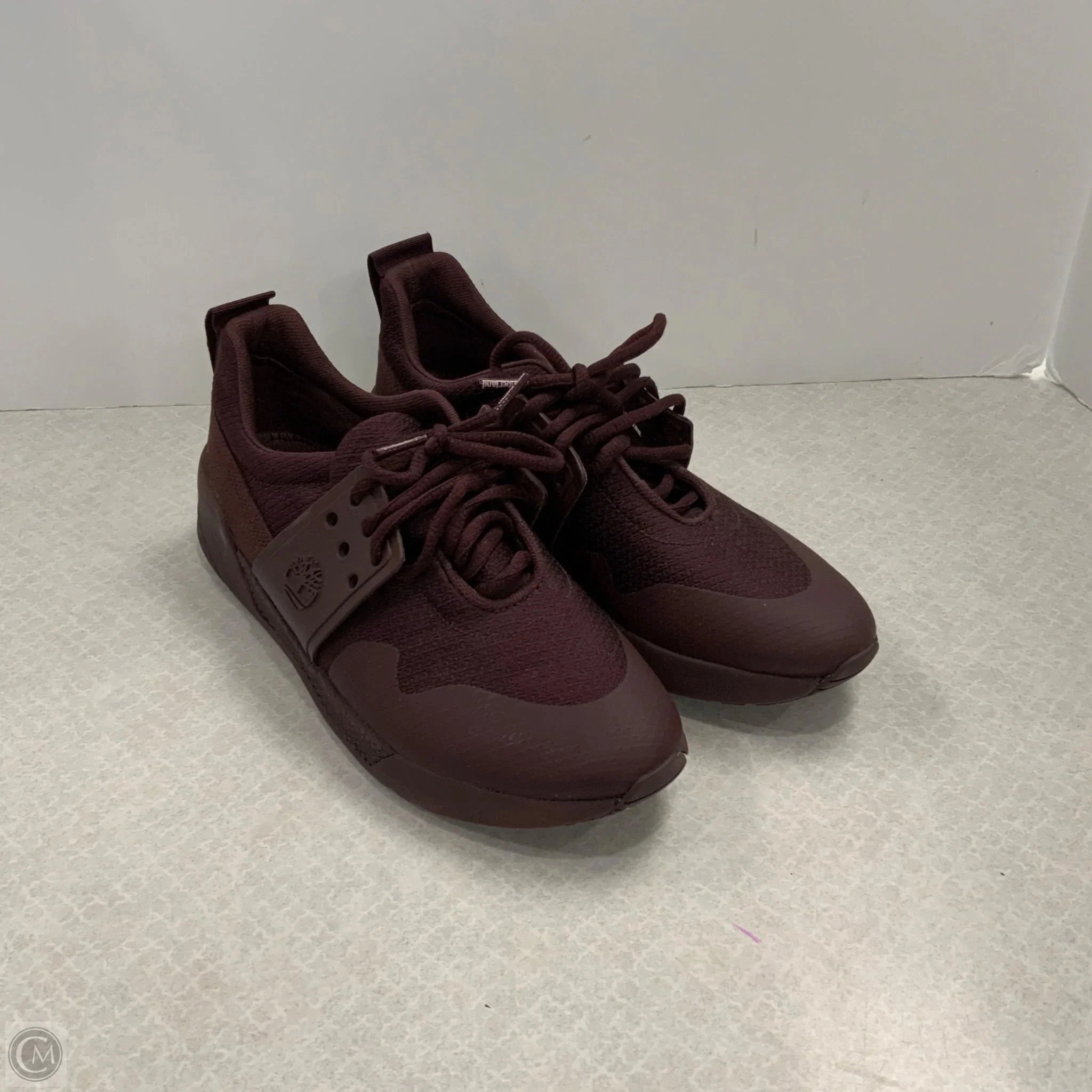 Unidirectional Airflow Vents Padded Fit Shoes Sneakers By Timberland In Maroon, Size: 8