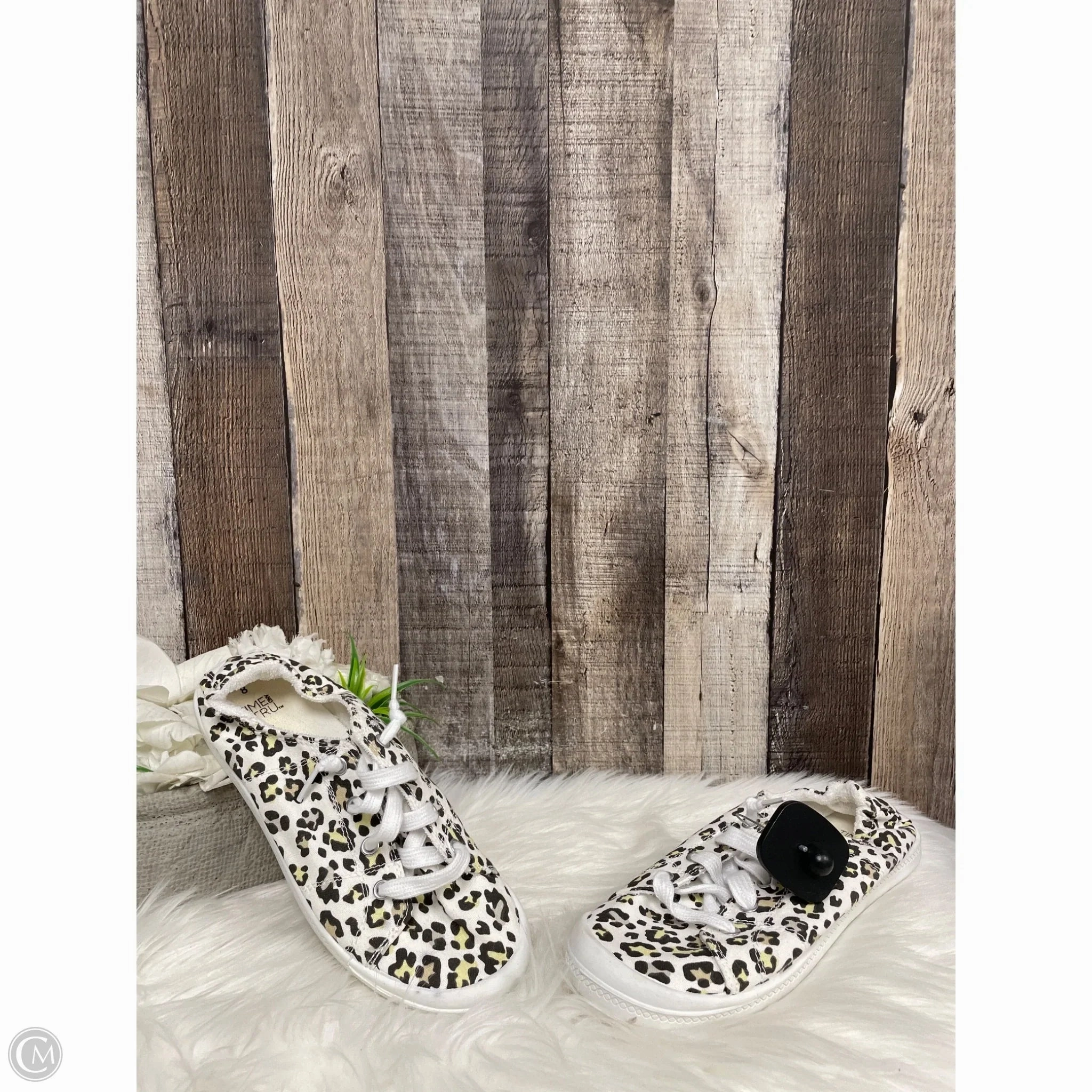 Shoes Sneakers By Time And Tru In Animal Print, Size: 8 Running   Ready Dynamic Foot Rocking Systems