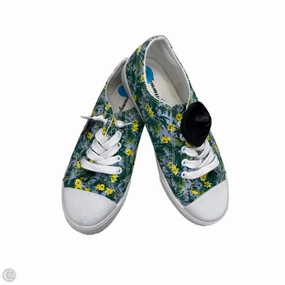 Anti Slip Traction CasualWear Shoes Sneakers By Tommy Bahama In Green & Yellow, Size: 7.5