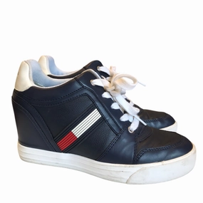 Shoes Sneakers By Tommy Hilfiger In Navy, Size:8 Stretch Gusset