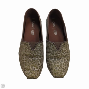 Breathable Inner Lining Stretchable Upper Shoes Sneakers By Toms In Gold, Size: 6.5
