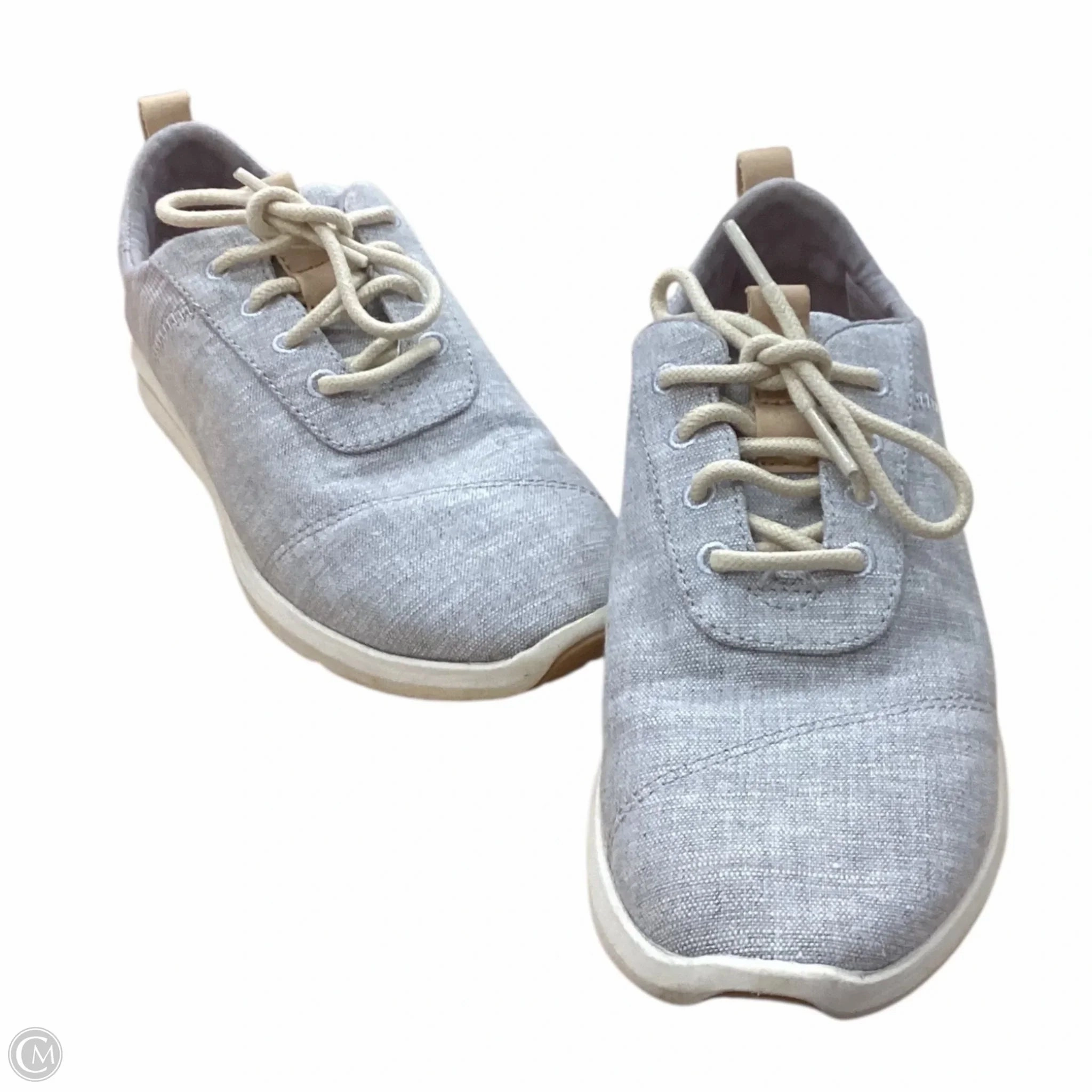 Shoes Sneakers By Toms In Grey, Size: 7 Dual Material