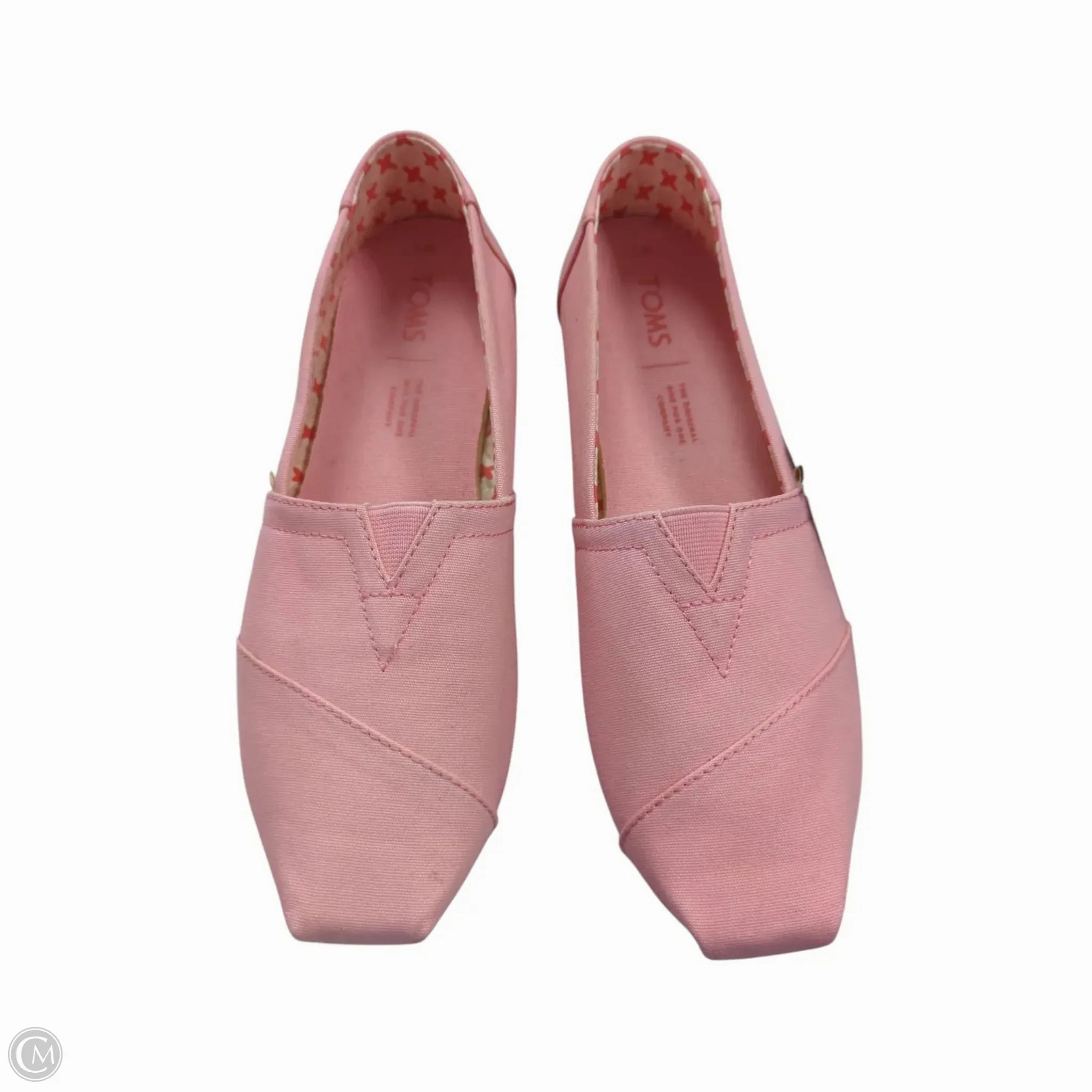 Shoes Sneakers By Toms In Pink, Size: 7 Breathable Knit Fabric Hybrid Sole