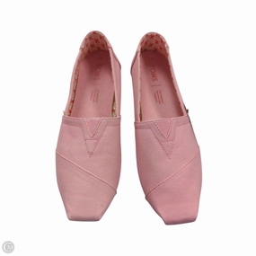 Shoes Sneakers By Toms In Pink, Size: 7 Breathable Knit Fabric Hybrid Sole