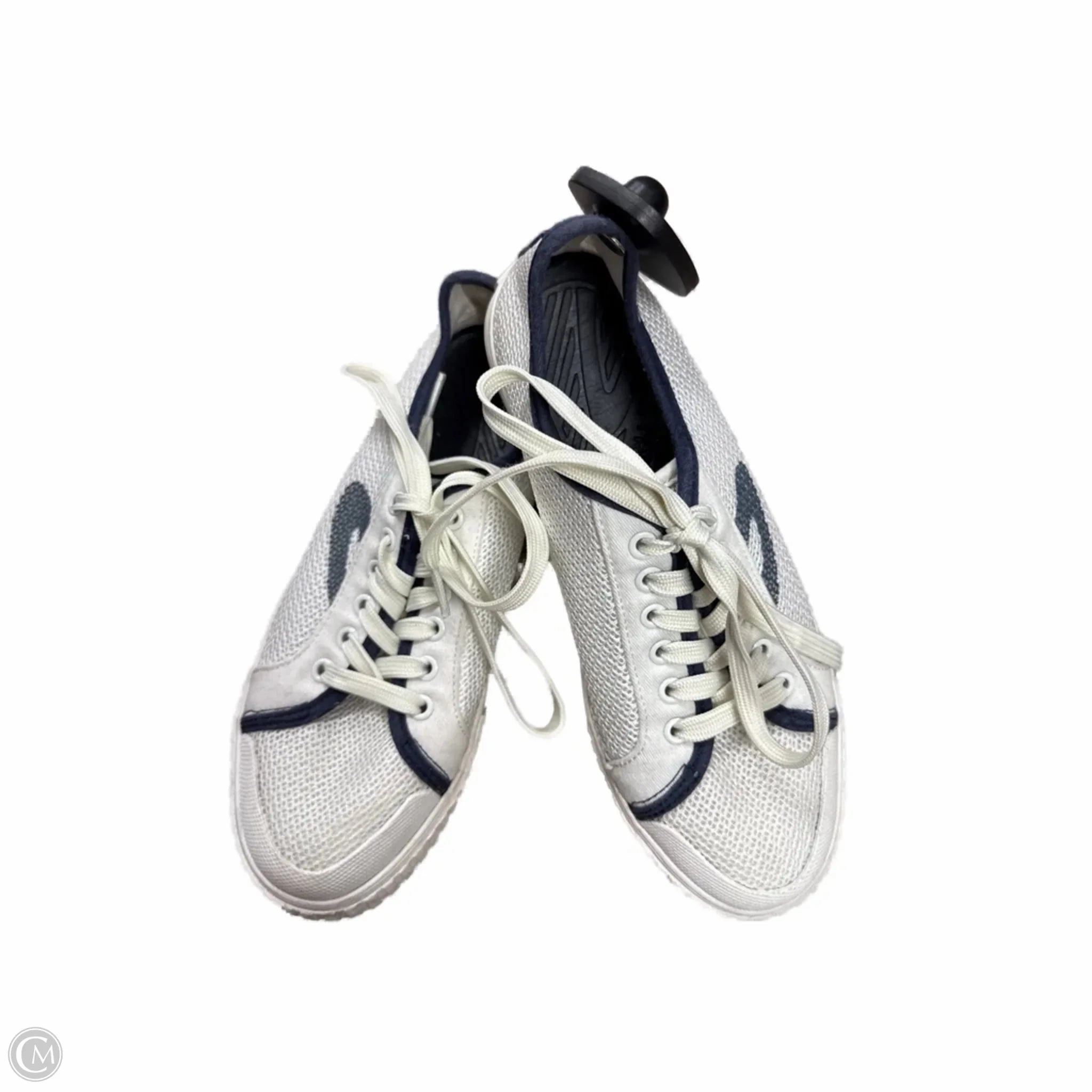 Shoes Sneakers By treton In Blue & White, Size: 6 Elevated Design Shift Friendly