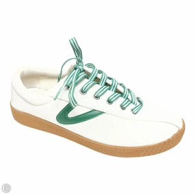 Shoes Sneakers By Tretorn In Green & White, Size: 6 Padded Design Sculpted cushioning