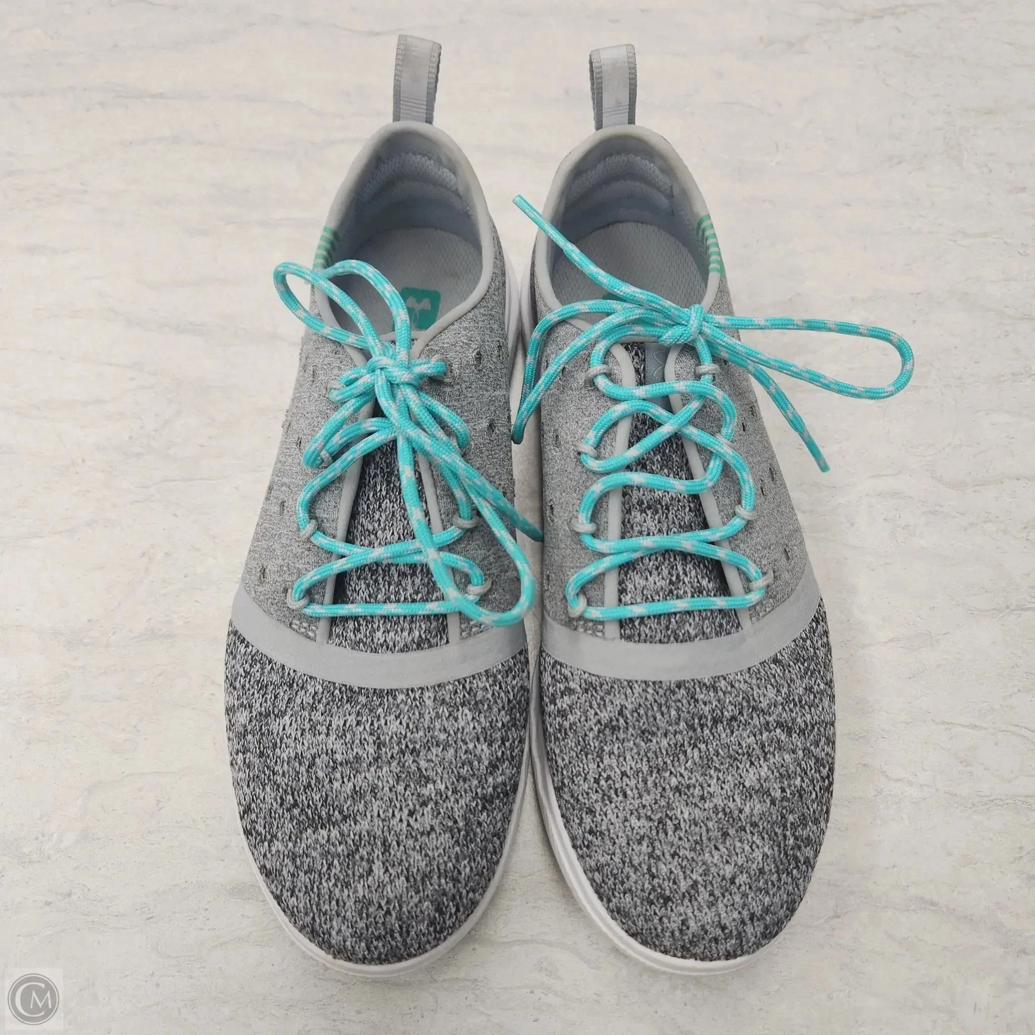 Shoes Sneakers By Under Armour In Blue & Grey, Size: 7.5 Recycled Outsole Material Foam Injection Molding
