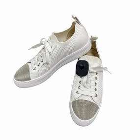 Wear Light Double Stitched Shoes Sneakers By Vaneli In White, Size:8.5